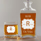 Initial - Carafe of whisky