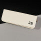 Schrijfset in lederen etui -  Initialen 2
