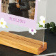 Initialen en datum - Afdruk op acrylglas