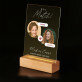It`s a match! - Afdruk op acrylglas met LED- standaard