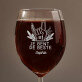 Je bent de beste - Wijnglas