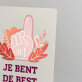 Je bent de best - Afdruk op acrylglas