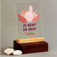 Je bent de best - Afdruk op acrylglas