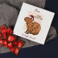Capibara kerstliedjes vrouw - Chocolade met aardbeien