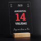 Pagina uit de kalender - Afdruk op acrylglas met LED- standaard
