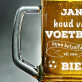 Houd van voetbal bijna hetzelfde als van bier - Bierpokal