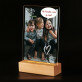 We houden van je opa - Afdruk op acrylglas met LED- standaard