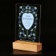 lieve grootouders - Afdruk op acrylglas met LED- standaard