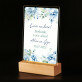 Lieve ouders, bedankt voor alles - Afdruk op acrylglas met LED- standaard