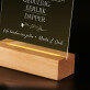 Lieve ouders - Afdruk op acrylglas met LED- standaard