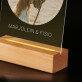 Paardelijke beste vriend - Afdruk op acrylglas met LED- standaard