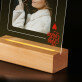 Koning en koningin - Afdruk op acrylglas met LED- standaard