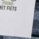 prins met fiets - Heren t-shirt