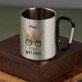 Prins met fiets - Stalen mok