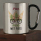 Prins met fiets - Stalen mok