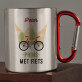 Prins met fiets - Stalen mok Prins met fiets - Stalen mok