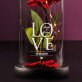 Love - Euwige roos in glas