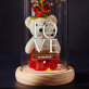 Love - Een eeuwige roos met teddybeer