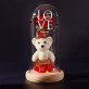 Love - Een eeuwige roos met teddybeer Love - Een eeuwige roos met teddybeer