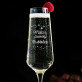 Heerlijke bubbels - Champagne glas