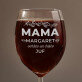 Ma eerste en beste juf - Wijnglas