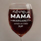 Ma eerste en beste juf - Wijnglas