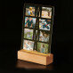 dame mama - Afdruk op acrylglas met LED- standaard