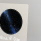 sterrenkaart cirkel - Afdruk op acrylglas