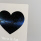 sterrenkaart hart - Afdruk op acrylglas