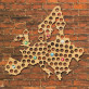 Bier Cap Kaart Europa