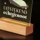 Uitstekedn echtgenoot - Afdruk op acrylglas met LED- standaard
