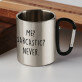 Me sarcastic - Stalen mok