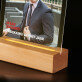 Million dollar man - Afdruk op acrylglas met LED- standaard