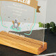 Teddybeer engeltje - Afdruk op acrylglas