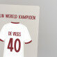 Mijn wereld kampioen - Afdruk op acrylglas