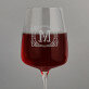 monogram - Glas wijn 600 ml