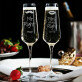 Mr&Mrs right - twee gegraveerde champagneglazen
