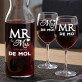 Mr&Mrs - Set karaf met wijngalzen
