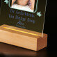 Ter gedachtenis van heilige doop - Afdruk op acrylglas met LED- standaard
