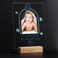 Ter gedachtenis van heilige doop - Afdruk op acrylglas met LED- standaard