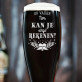 Op vader kan je altijd rekenen - Bierglas