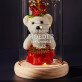 de beste moeder - Een eeuwige roos met teddybeer