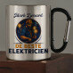 De beste elektricien - Stalen mok