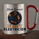 De beste elektricien - Stalen mok De beste elektricien - Stalen mok