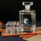Magische drank - Karaf en wodka glazen