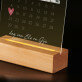 Onze dag - Afdruk op acrylglas met LED- standaard