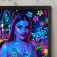 Neon-graffiti - Stijlvol portret