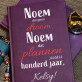 Noem niet - Notitieboek