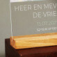 Heer en mevrouw jouw locatie - Afdruk op acrylglas