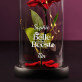 belle en het beest - Euwige roos in glas